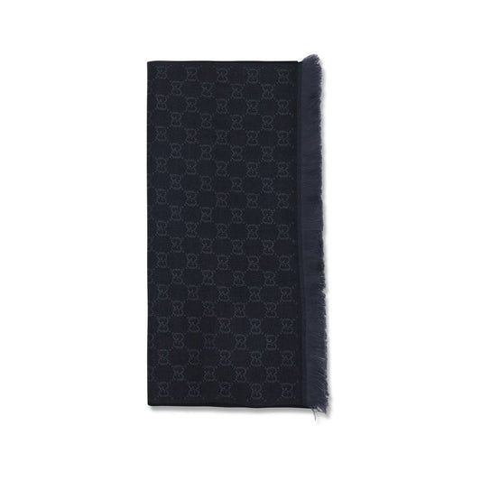 Gucci Black Wool Oves Aries Scarf Gucci