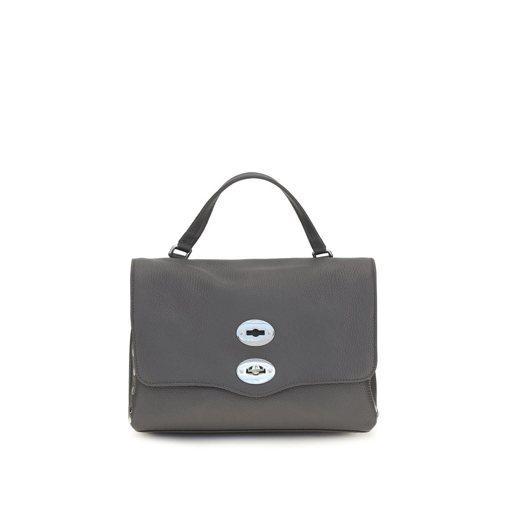 Zanellato Gray Calf Leather Bos Taurus Handbag Zanellato