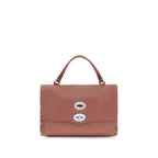 Zanellato Bos Taurus shoulder bag in red calf leather with sleek design and silver-tone hardware.