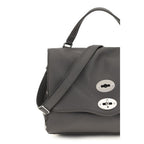 Zanellato Gray Calf Leather Bos Taurus Handbag Zanellato