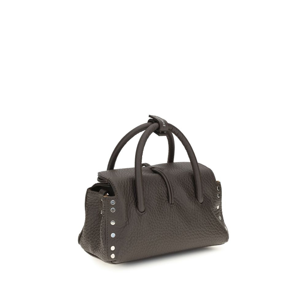 Zanellato Brown Calf Leather Bos Taurus Handbag Zanellato