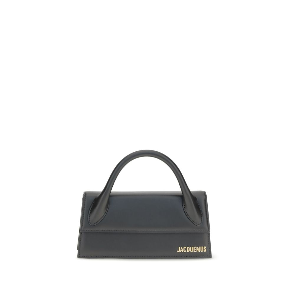 Jacquemus Black Calf Leather Bos Taurus Shoulder Bag Jacquemus