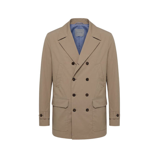 Malo Brown Cotton Men's Jacket Malo