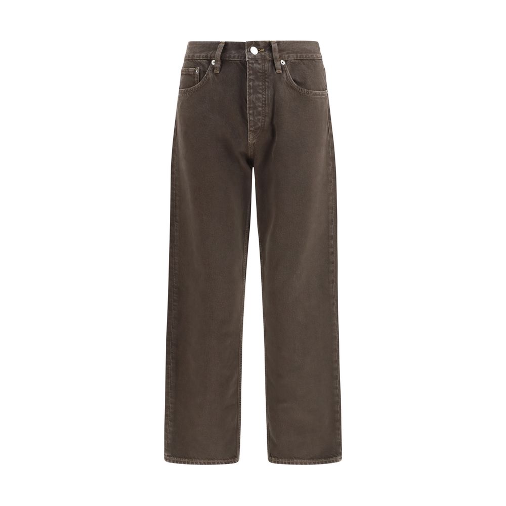 Sunflower Brown Cotton Relaxed Fit Jeans Sunflower