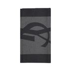Saint Laurent Gray Silk Scarf - Eljoys Fashion 