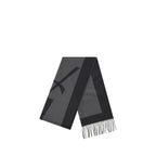Saint Laurent Gray Silk Scarf - Eljoys Fashion 