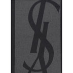 Saint Laurent Gray Silk Scarf - Eljoys Fashion 