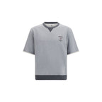 Brunello Cucinelli Gray Cotton Sportswear