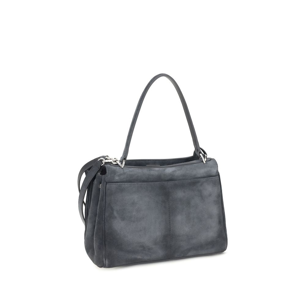 Balenciaga Gray Calf Leather Bos Taurus Shoulder Bag Balenciaga