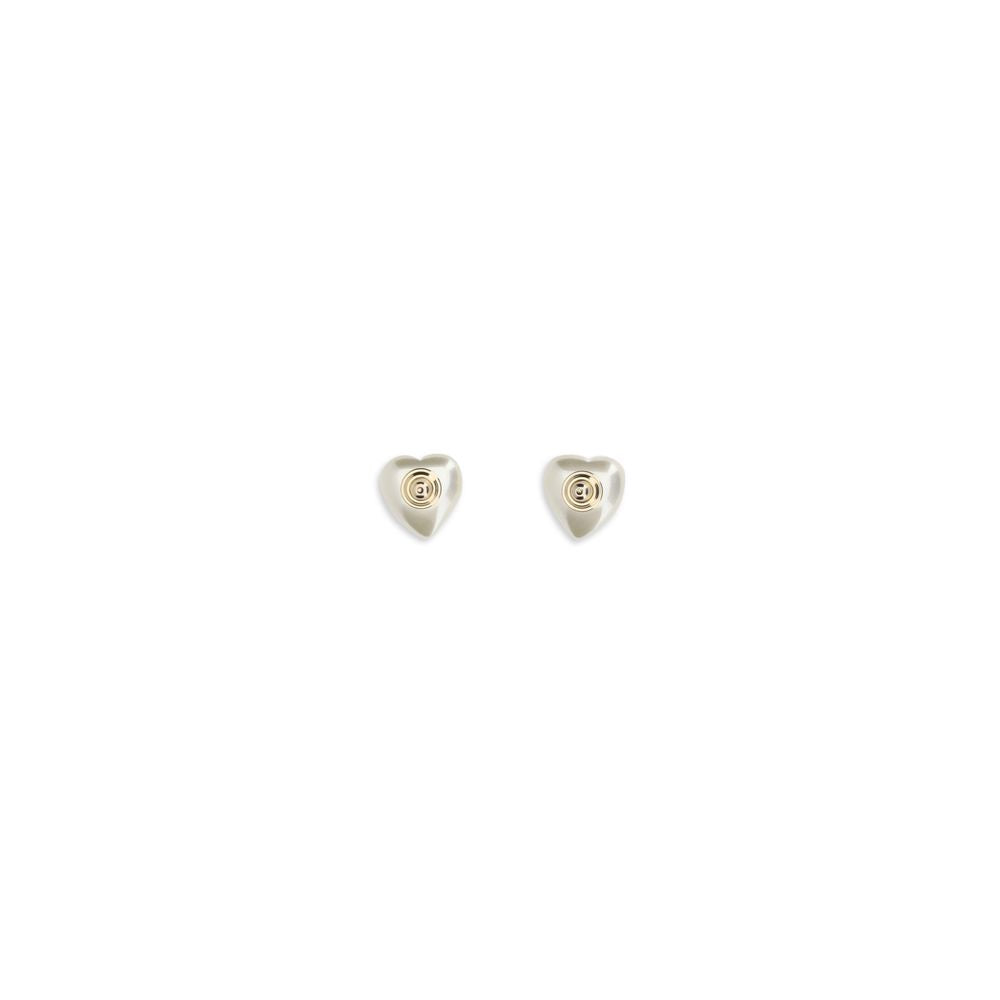 Gold metal earrings from Valentino Garavani with sleek, modern design, perfect for adding a touch of luxury to any outfit.