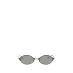 Alexander McQueen Gray Metal Sunglasses