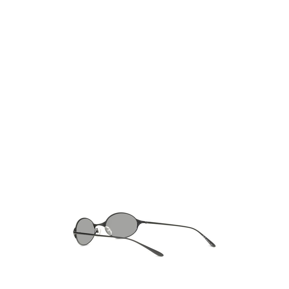 Alexander McQueen Gray Metal Sunglasses Alexander McQueen