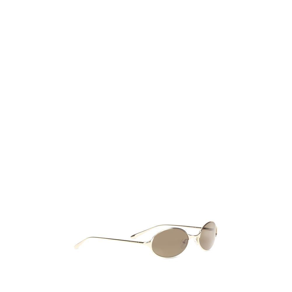 Alexander McQueen Gold Metal Sunglasses Alexander McQueen