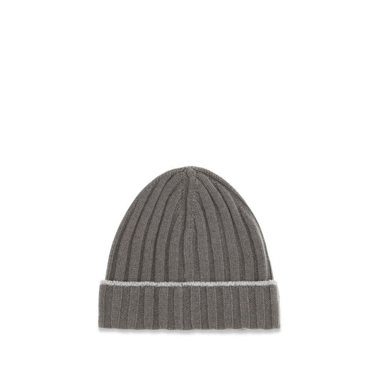 Brunello Cucinelli Bicolor Cashmere Beanie Brunello Cucinelli
