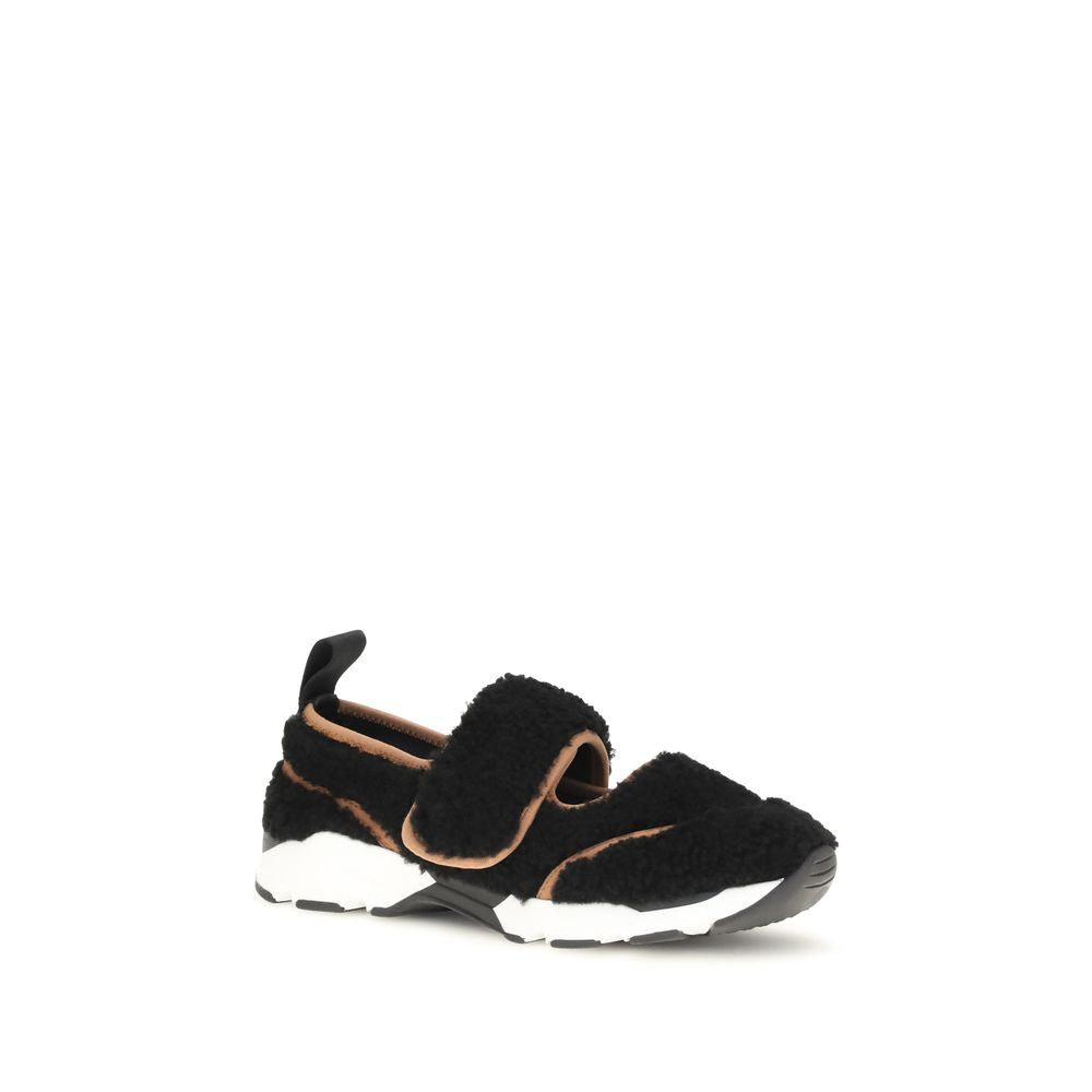 Marni Black Polyamide Athletic Sneakers Marni