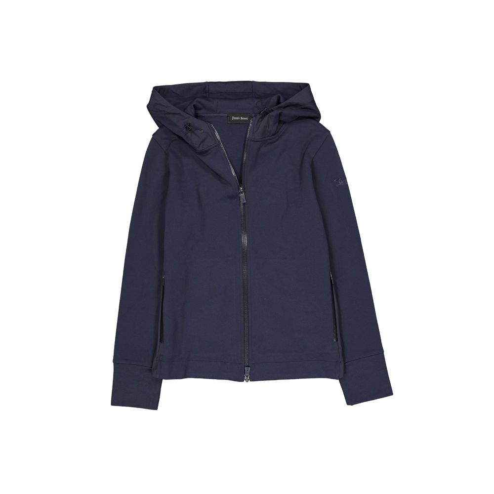 Herno Blue Cotton Sweatshirt Herno