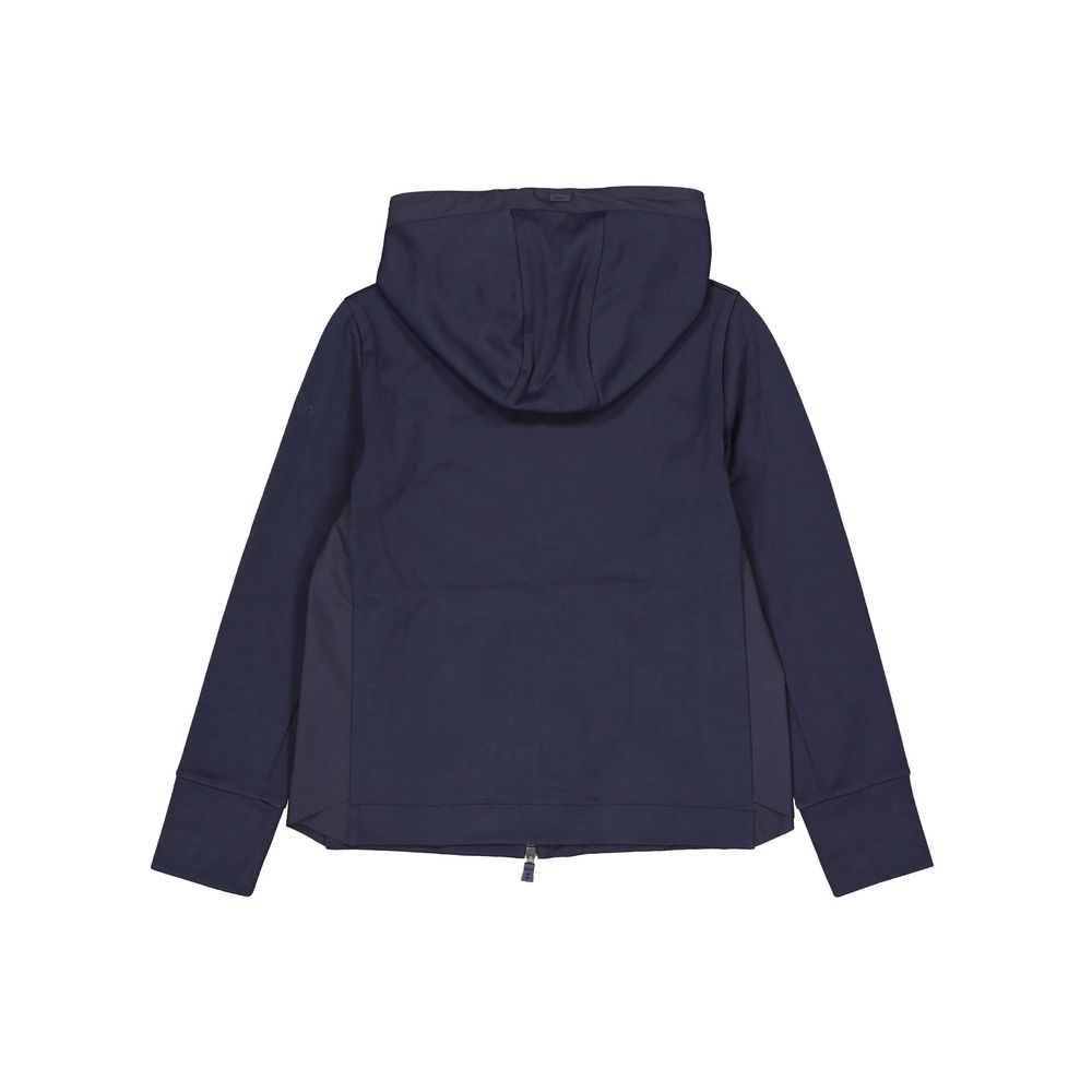 Herno Blue Cotton Sweatshirt Herno