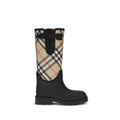 Burberry Black Rubber Rain Boots Burberry