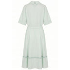 Malo Green Cotton Women Dress