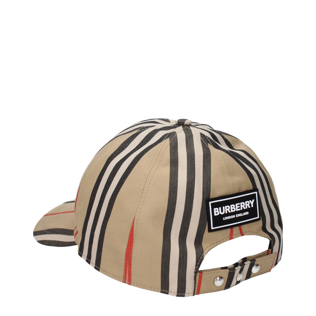 Burberry Beige Cotton Cap Baseball Hat Burberry