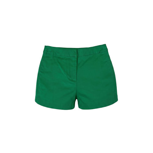 Malo Green Cotton Womens Shorts Malo