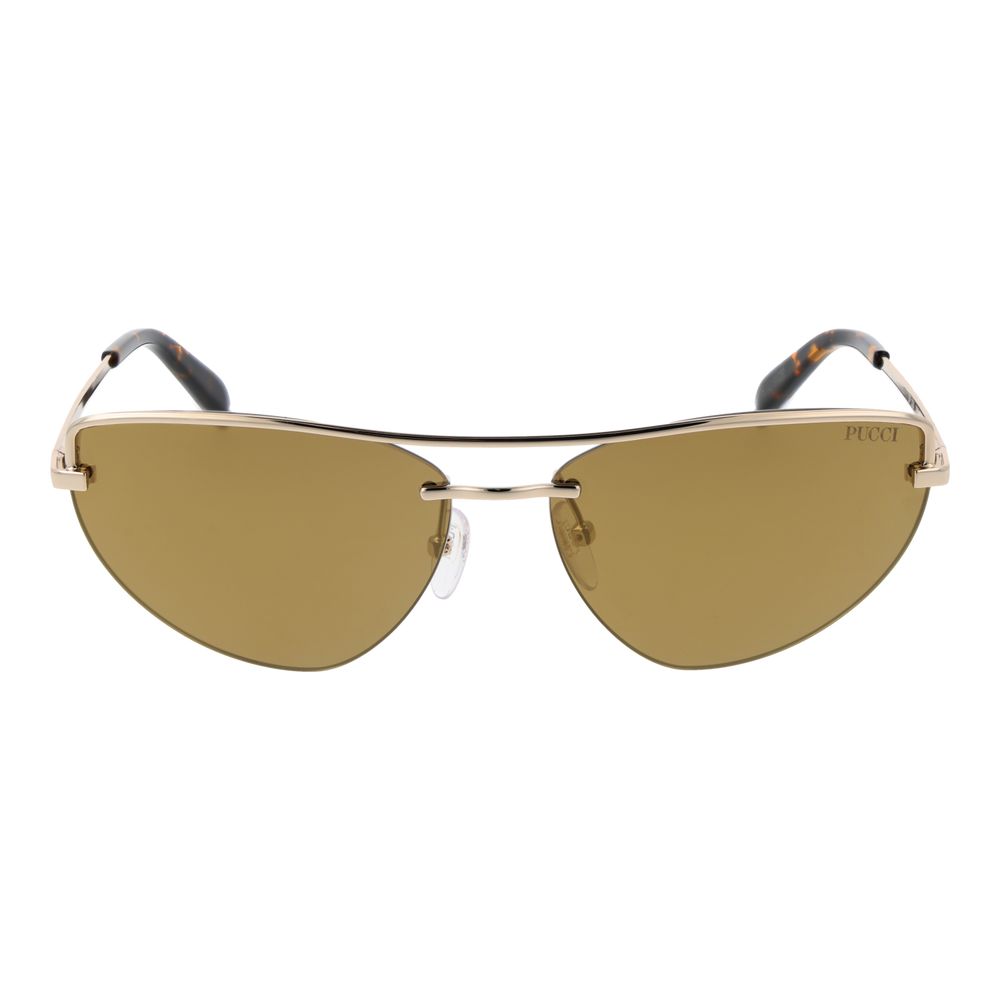 Emilio Pucci Gold Metal Sunglasses Emilio Pucci
