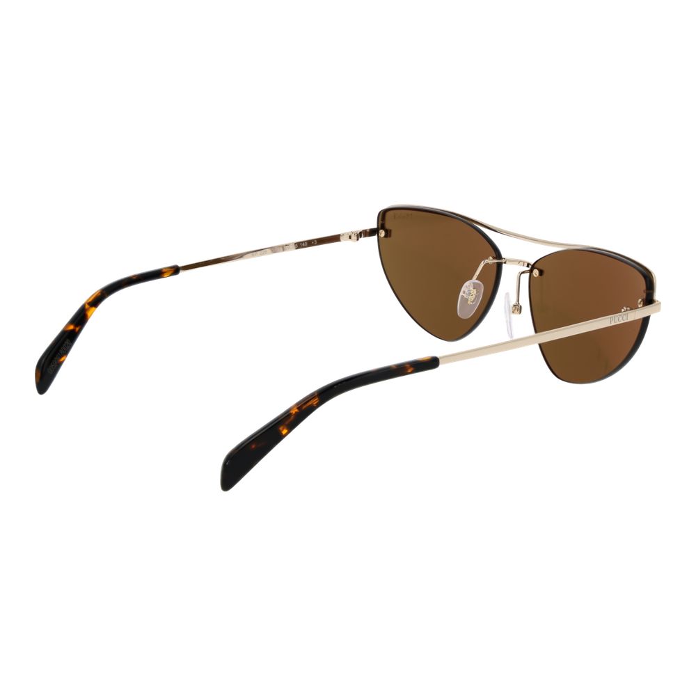 Emilio Pucci Gold Metal Sunglasses Emilio Pucci
