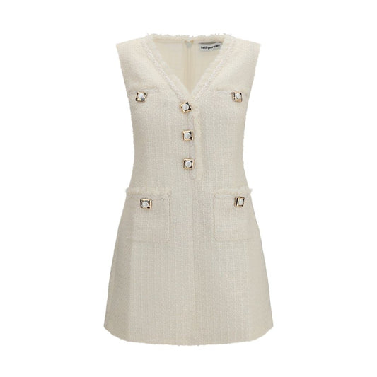 Self-Portrait Beige Polyamide Casual Dress Self-Portrait