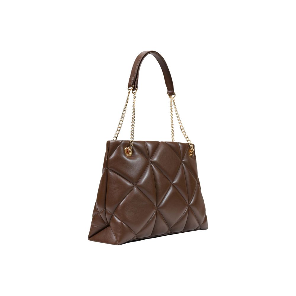 Love Moschino Brown Polyethylene Handbag Love Moschino