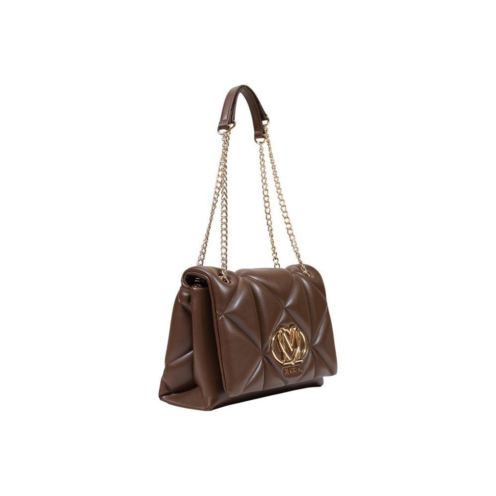 Love Moschino Brown Polyethylene Handbag Love Moschino