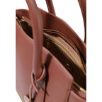 Love Moschino Brown Polyethylene Handbag Love Moschino