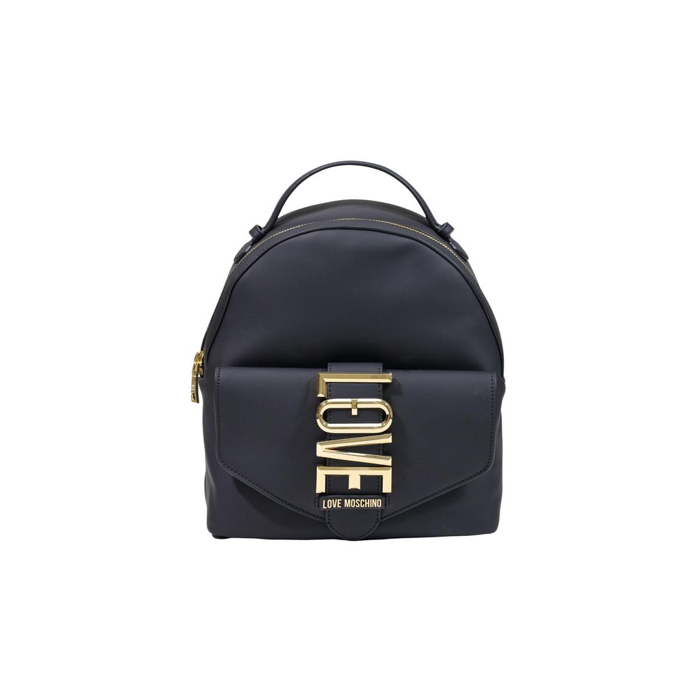 Love Moschino Black Polyethylene Backpack Love Moschino