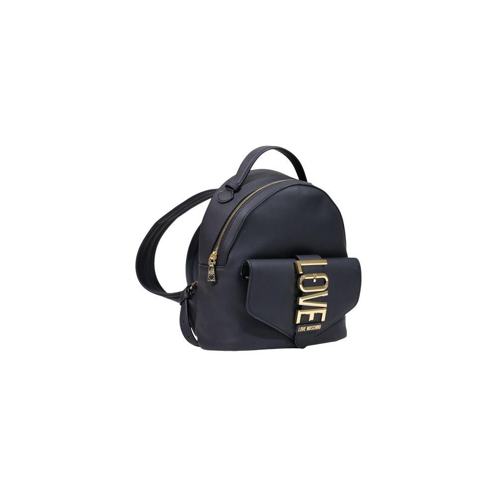 Love Moschino Black Polyethylene Backpack Love Moschino