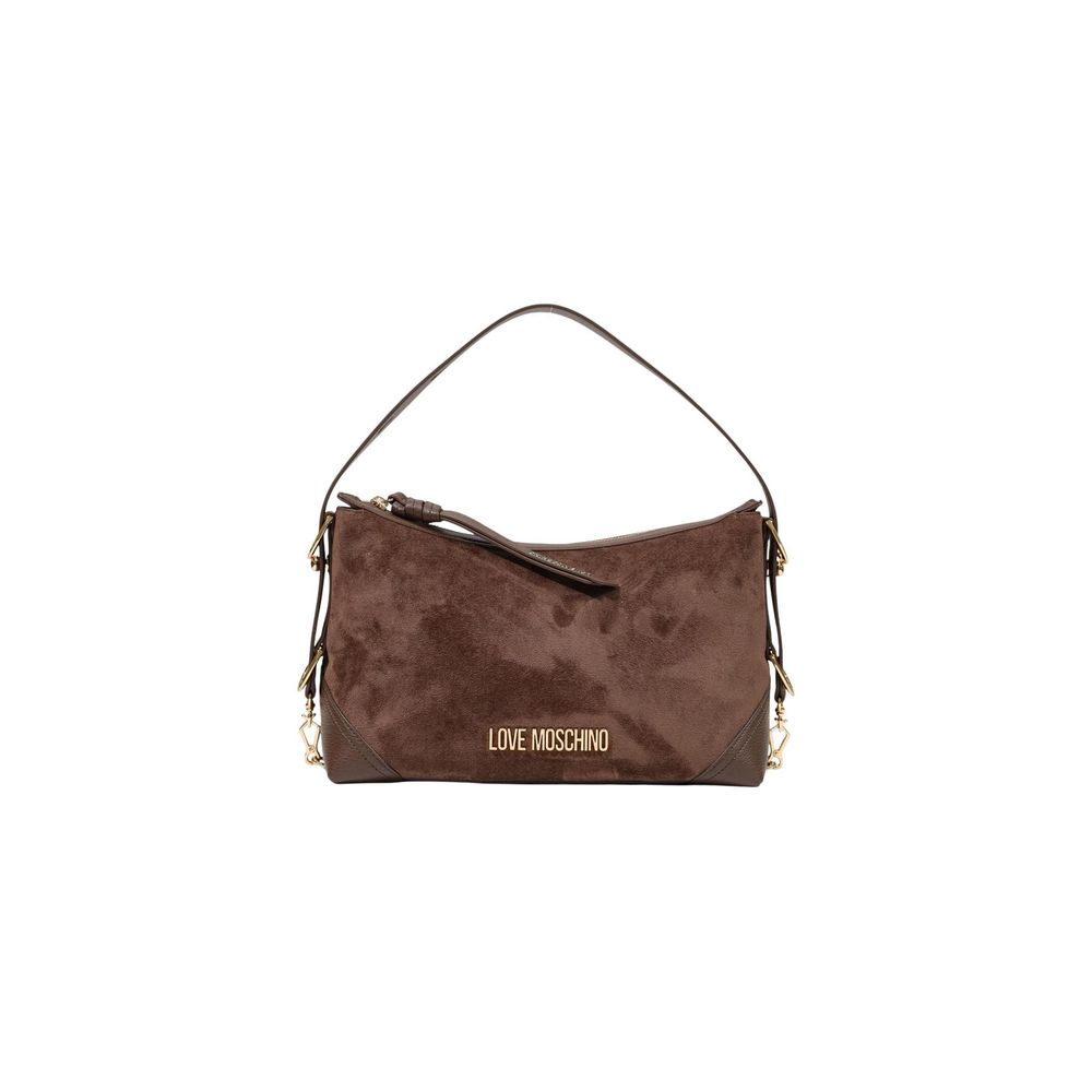 Love Moschino Brown Polyester Handbag Love Moschino
