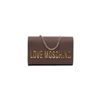 Love Moschino Brown Polyethylene Handbag Love Moschino