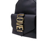 Love Moschino Black Polyethylene Backpack Love Moschino