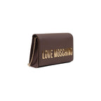 Love Moschino Brown Polyethylene Handbag Love Moschino