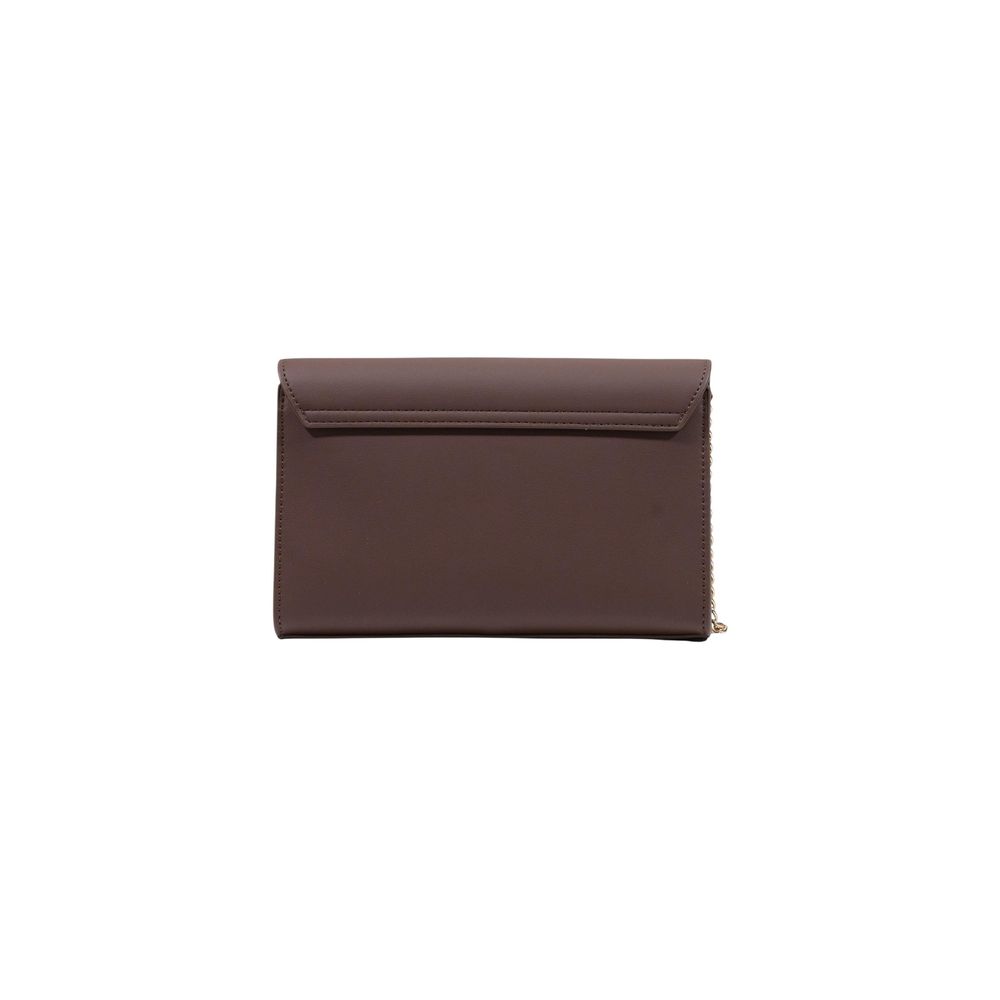 Love Moschino Brown Polyethylene Handbag Love Moschino