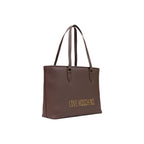 Love Moschino Brown Polyethylene Handbag Love Moschino
