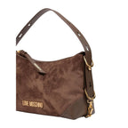 Love Moschino Brown Polyester Handbag Love Moschino