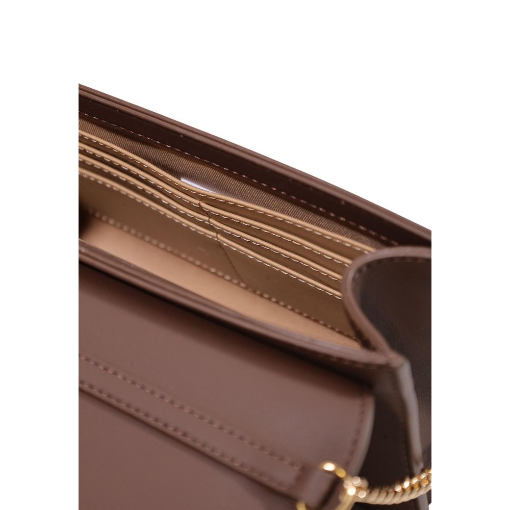 Love Moschino Brown Polyethylene Handbag Love Moschino