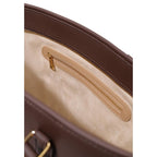 Love Moschino Brown Polyethylene Handbag Love Moschino