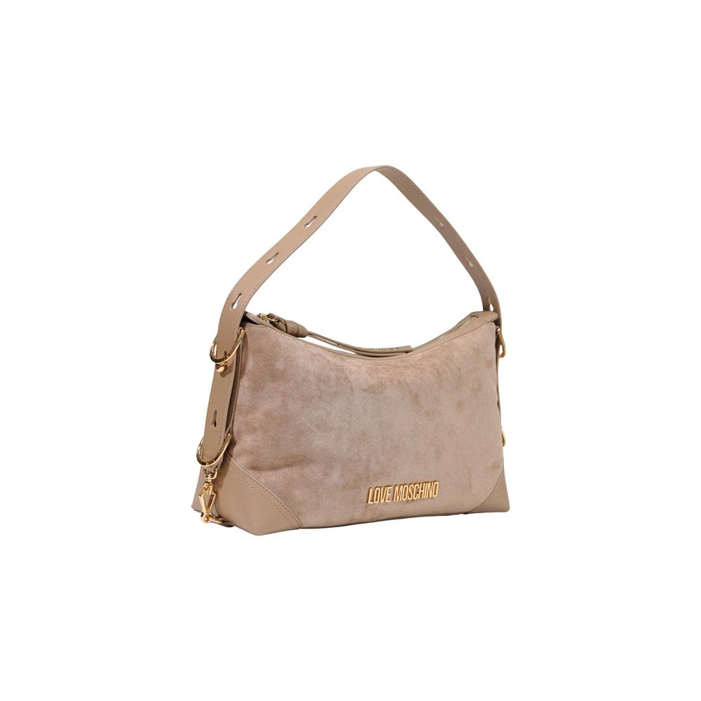 Love Moschino Beige Polyester Handbag Love Moschino