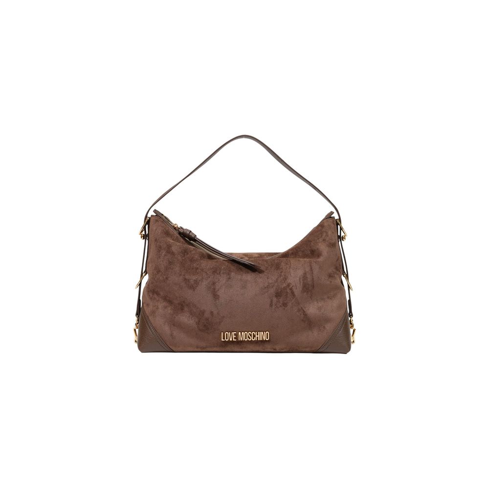Love Moschino Brown Polyester Handbag Love Moschino