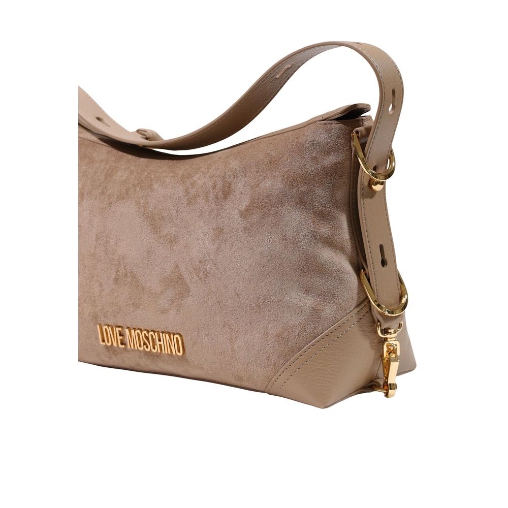 Love Moschino Beige Polyester Handbag Love Moschino