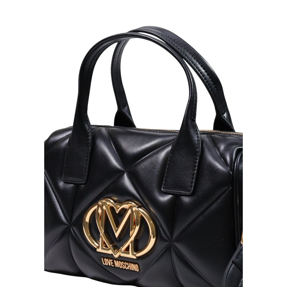 Love Moschino Black Polyethylene Handbag Love Moschino