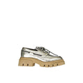 Brunello Cucinelli Gold Leather Platform Loafers Brunello Cucinelli