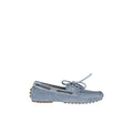 Brunello Cucinelli Blue Leather Moccassin Brunello Cucinelli