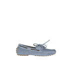 Brunello Cucinelli Blue Leather Moccassin Brunello Cucinelli