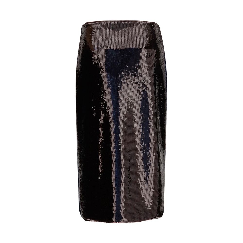 Tom Ford Blue Silk Midi Skirt Tom Ford